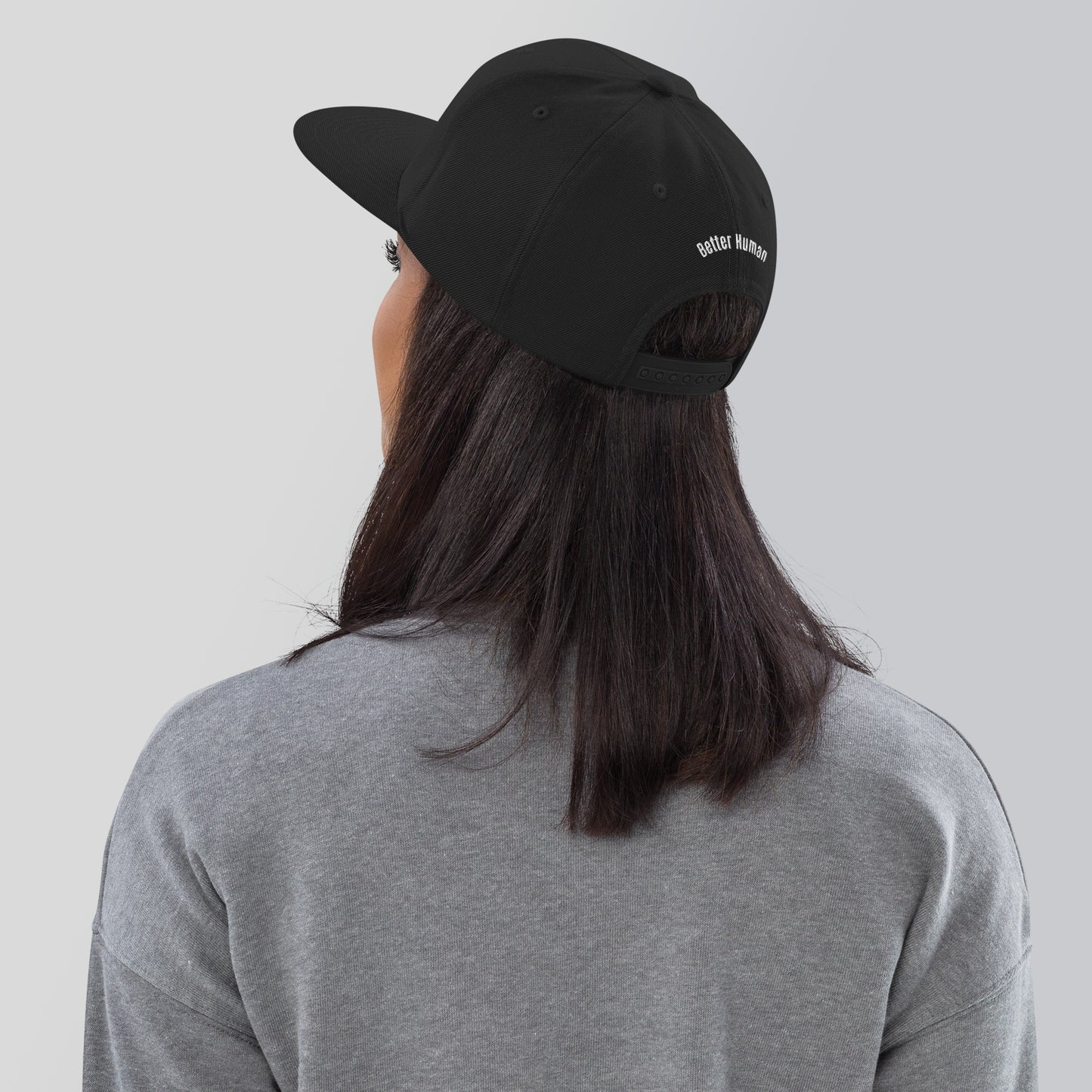 Better Human - Snapback Hat - Black